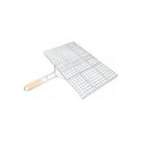 ERÇELİK TİCARET Paslanmaz Çelik Tel Mangal Izgarası 30x40 cm Barbekü ve Piknik Izgarası