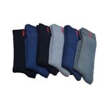 Ercey's Erkek 6'Lı Kışlık Termal Çorap Premium Seri Siyah