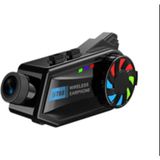 Ercorp Kameralı Motosiklet Intercom Bluetooth Kask Kulaklık 1080P Video Kayıt 3000 mAh Ses Kontrolü