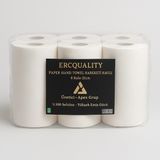 Ercquality Hareketli Kağıt Havlu 21 cm 2 KG Dayanıklı 6 Rulo - Beyaz