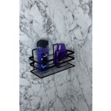 ERD & EMA HOME Banyo Düzenleyici Şampuanlık Sabunluk 1 ADET Lamalı Yapışkanlı Duş Rafı Organizer