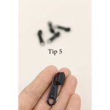 ERDAL DERİCİLİK Ykk siyah metal fermuar tip 5 (5 adet)