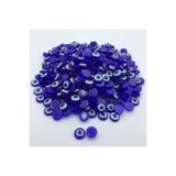 Erdal Ticaret Nazar Boncuğu Yassı Plastik (8mm, 1 PAKET-100 Adet)