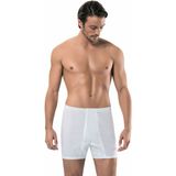 Erdem 1350 Paçalı 3'lü Paket Beyaz Erkek Boxer
