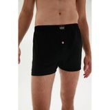 Erdem 1400 Penye Düz Siyah 3 Adet Erkek Boxer