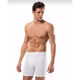 Erdem 1470 Likralı Uzun 12 Adet Beyaz Erkek Boxer