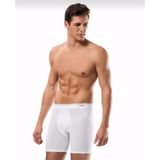 Erdem 1470 Likralı Uzun 6 Adet Beyaz Erkek Boxer