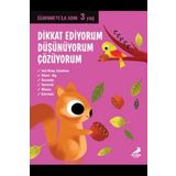 Erdem Çocuk Dikkat Ediyorum , Düşünüyorum , Çözüyorum 3 Yaş kitabı / Kollektif / Erdem Çocuk