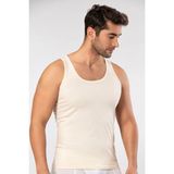 Erdem Erkek 6'lı Beyaz Penye Atlet - XL - Ten