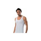 Erdem Erkek 6'lı Beyaz Penye Atlet - XL