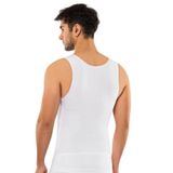 Erdem Erkek Beyaz Seamless 1 Beden İncelten Korseli Atlet Korse, L Beden