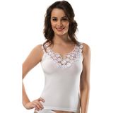 Erdem İç Giyim Dantelli Atlet - XL - Beyaz