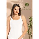 Erdem İç Giyim Weweus 3'lü Beyaz Bayan Süper Ince Doğal Bambu Askılı Atlet 231203BMB - 2XL