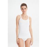 Erdem Kadın Pamuklu Strap Atlet 2166 - Beyaz - XL