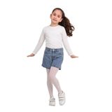 ERDEM KIDS Kız Çocuk Beli Lastikli Jean Denim Kot Şort