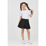 ERDEM KIDS Kız çocuk siyah skuba kloş havuç dilimi günlük, bayramlık, gösteri, parti, özel gün okul etek