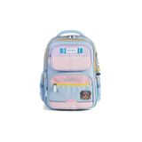 Erdem Kids Relaxion 1814 Kız Çocuk İlkokul Okul Çantası 3'Lü Set Beslenmeli Kalemlikli Ortopedik Su Geçirmez Lila Mavi Ergonomik Sırt Çantası