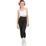 ERDEM KIDS Siyah Kız Çocuk Yüksek Bel Tayt Dar Paça ile Spor, Casual ve Egzersiz Aktiviteleri İçin İdeal - 10 - 11 Yaş
