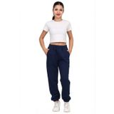 Erdem Kids Unisex Kız Erkek Çocuk Paçası Lastikli 3 İplik Şardonlu İçi Pamuklu Okul Eşofman Altı Pantolon
