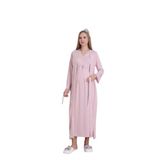 ERDENİZ TEKSTİL Kadın Hamile Gecelik ve Sabahlık Takımı, Dantel Detaylı, V Yaka, 2 Parça-Pregnant Clothing-2290 (2XL)