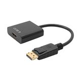 Erdineks Displayport To HDMI Dönüştürücü Adaptör Ekran Monitör Çevirici - Siyah