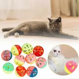Erdo Ticaret 4'lü Çıngıraklı Top Kedi Oyuncağı - Renkli