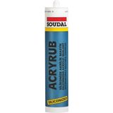 Erdo Ticaret Acryrub Silikonize Mastik 310 ml Beyaz - Belirtilmemiş
