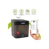 Erdo Ticaret Akıllı Kedi Köpek Su Şelalesi Su Pınarı Su Sebili Otomatik Su Temizleme Wifi Uv 2,2 Lt Siyah