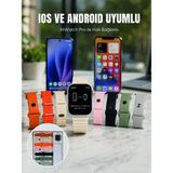 Erdo Ticaret Akıllı Saat Bluetooth Arama Özellikli 7 Kordonlu Spor ve Günlük Kullanıma Uygun - 30W Beyaz - 35 - 48 mm - Belirtilmemiş