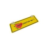 Erdo Ticaret Bu Kalp Seni Unutur Mu? Yazılı Sarı Dekor Plaka Vantuzlu Cam Süsü 22X7.5CM Bksu2 - Belirtilmemiş