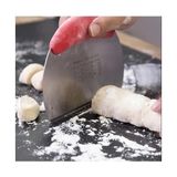 Erdo Ticaret Buğz Paslanmaz Çelik Hamur Kesme ve Şekillendirme Spatulası - Renkli