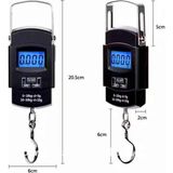 Erdo Ticaret El Kantarı Dijital El Terazisi 50 kg Kapasiteli LCD Ekranlı - Renkli