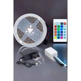 Erdo Ticaret LED Işık 5 Metre Şerit LED Rgb Işıklı - 1 m - Renkli
