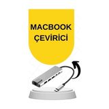 Erdo Ticaret Macbook Pro/air Uyumlu USB Type-C 8 In 1 Hub Dönüştürücü Çevirici Çoklayıcı USB Hdmı Micro Sd 8 Girişli