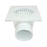 Erdo Ticaret Plastik Yer Süzgeci 10X10 cm 50 mm Yandan Çıkış - Belirtilmemiş