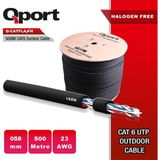 Erdo Ticaret Qport Q-Catflash 500 Metre Lszh Cat6 Outdoor 23AWG 0.58MM Yanmaz Kablo (Halogen Free) - Belirtilmemiş