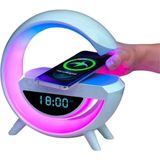 Erdo Ticaret Rgb Işıklı Kablosuz Şarjlı Bluetooth Hoparlör Saat ve Alarm Özellikli - Belirtilmemiş
