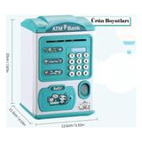 Erdo Ticaret Sevimli Tasarımlı Şifreli Atm Kumbara - Renkli - Belirtilmemiş