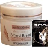 Erdo Ticaret Three Brand Arnavut Kremi Whitening Cream Aklık Kremi 100 ml + 1 Tane Hediye Jel - Belirtilmemiş