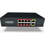 Erdo Ticaret Uranıum POE-G8002-96W 8 Port Gıgabıt + 2 Port Gıgabıt RJ45 Uplınk Poe Swıtch (Realtek Chıpset) - Belirtilmemiş
