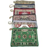 Erdoğan Hobi Bez Cüzdan 6 Adet Kilim Desenli Bez Cüzdan Hediyelik 10X15CM Desenli Bez Cüzdan Hediyelik Cüzdan - Renkli