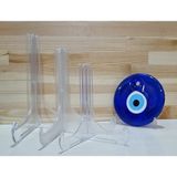 Erdoğan Hobi Teşhir Ayak 10 Adet 11X15CM Plastik Tabak Ayak Çerçeve Fotoğraf Ayak Masa Üstü Ayak Şövalye Stand