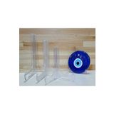 Erdoğan Hobi Teşhir Ayak 10 Adet 14X18CM Plastik Tabak Ayak Çerçeve Fotoğraf Ayak Masa Üstü Ayak Şövalye Stand
