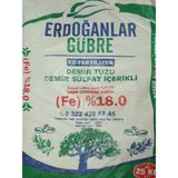 ERDOĞANLAR Demir Sülfat % 18 Fe 25 Kg Kargo Bedava