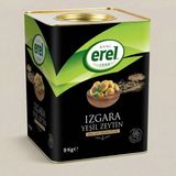 Erel Horeca Izgara Yeşil Zeytin Barbekü Aromalı 9kg Teneke