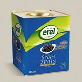Erel Horeca Special Mega Boy Siyah Zeytin 260-290 Kalibre 10KG Teneke
