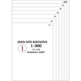 Eren 1-900-80 gr A4 Numaralı Kağıt