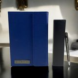 Eren Ofis Kişiye Özel Yılbaşı Hediye Seti Lacivert A5 15 x 22 Mıknatıslı Kapak Defter & Isimli Tükenmez Kalem - 300 Lacivert