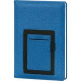 Eren Ofis Notebook 15X21 Cep Telefon Bölmeli Termo Deri Kanguru Model Defter - Lacivert