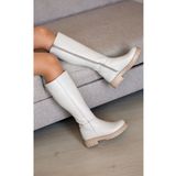 EREN SHOES BAG () Gerçek Deri Fermuarlı Tırtıklı Kaymaz Kauçuk Taban Kadın Çizme ZAGREP